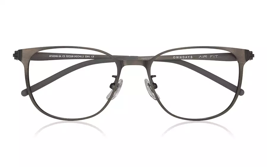 Eyeglasses OWNDAYS | AIR AF1034G-3A  Matte Dark Brown 