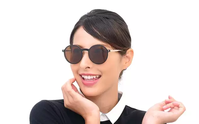 Sunglasses OWNDAYS | SUN SNP1004Le-T  マットブラウンデミ 