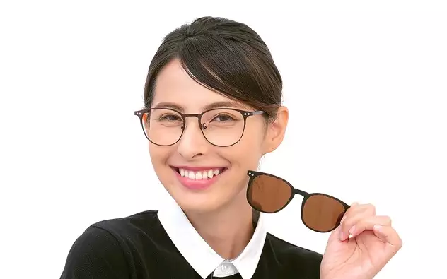 Eyeglasses OWNDAYS | SUN SNP1005T-9A  Matte  Brown 