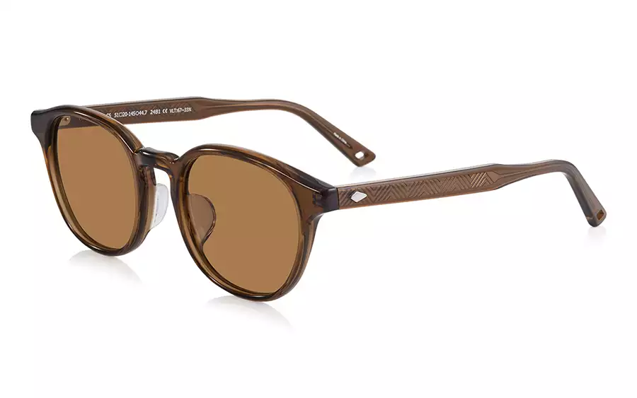 Sunglasses OWNDAYS × FREAK'S STORE FK2001B-4S  Dark Brown 