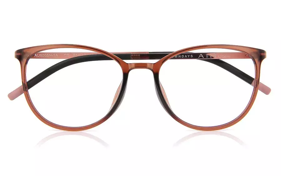 Eyeglasses OWNDAYS | AIR AU8005N-1A  Light Brown 