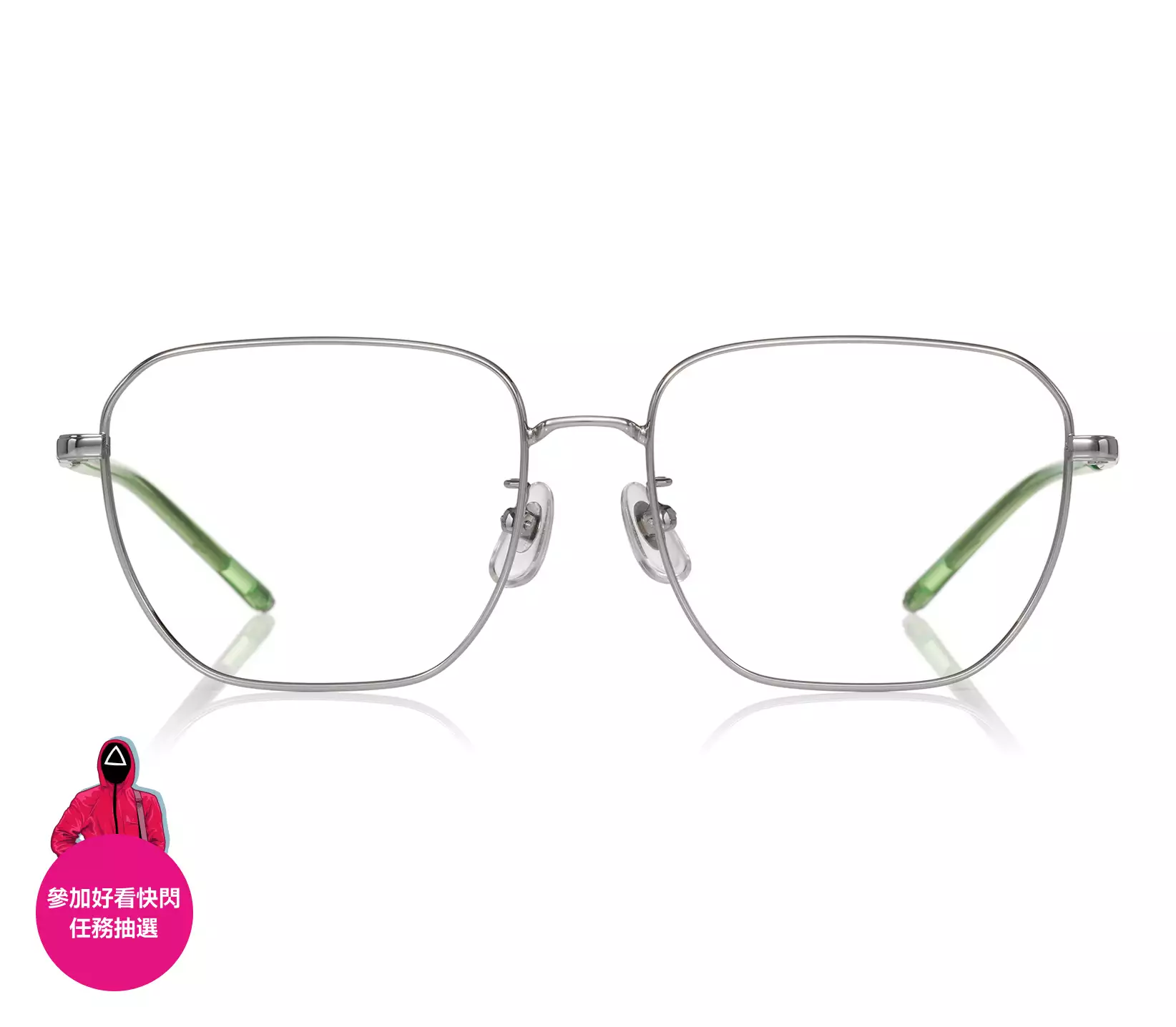 Eyeglasses 魷魚遊戲 × OWNDAYS SG1003G-5S_E  Silver 