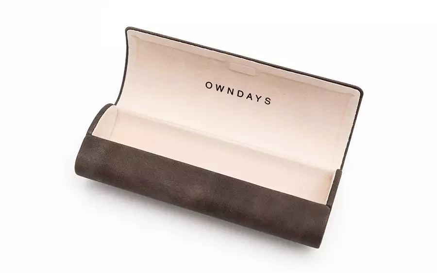 Glasses case OWNDAYS CASE004-4S-BR  ブラウン 