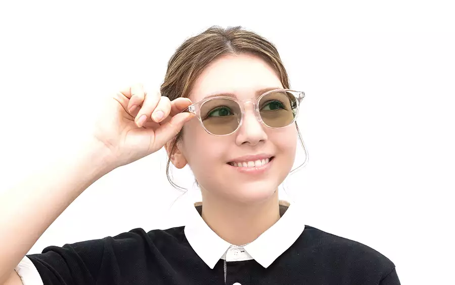 Sunglasses OWNDAYS × FREAK'S STORE FK2001B-4S  Dark Brown 