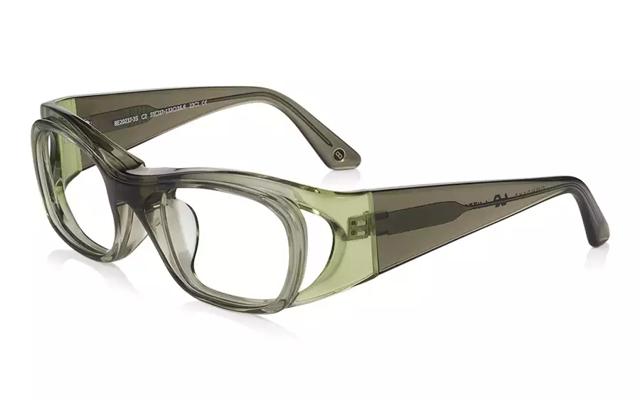 Eyeglasses BUTTERFLY EFFECT BE2023J-3S  カーキ 