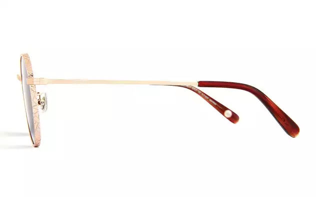 Sunglasses +NICHE NC1021B-0S  ゴールド 
