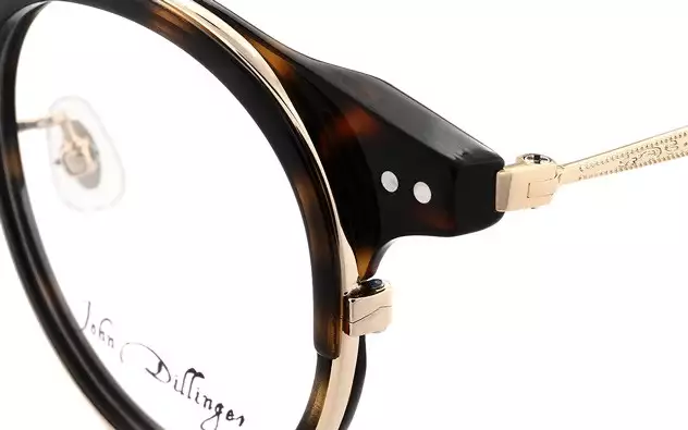 Eyeglasses John Dillinger JD2015-T  ブラウンデミ 