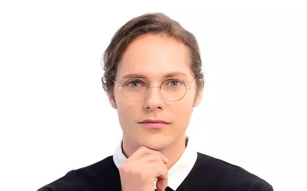 Eyeglasses John Dillinger JD1025K-9A  マットゴールド 