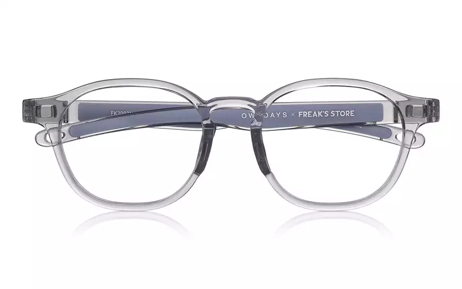 Eyeglasses OWNDAYS × FREAK'S STORE FK2002N-4S  Clear Gray 