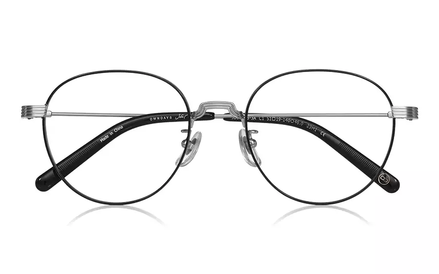 Eyeglasses John Dillinger JD1043B-3A  Black 