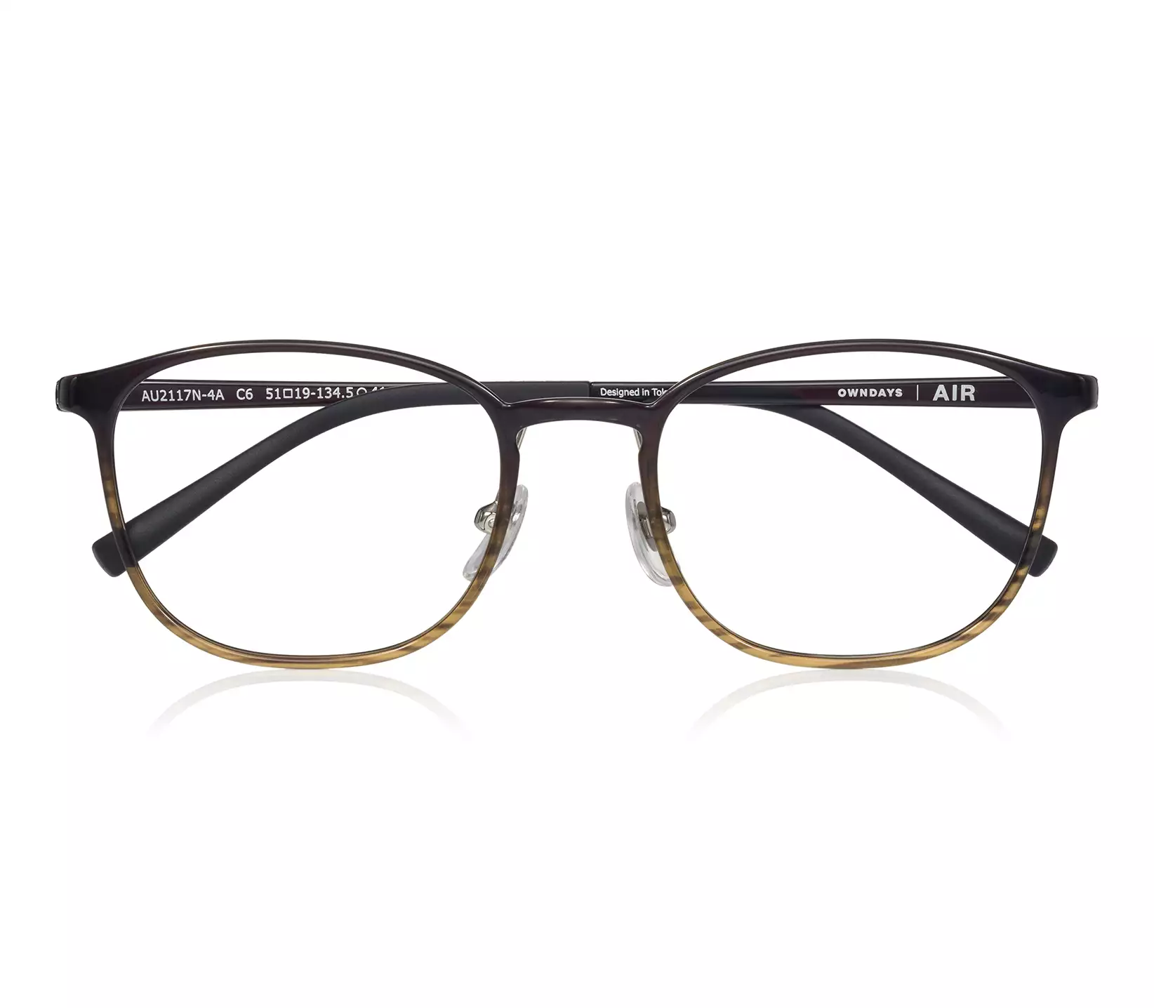 Eyeglasses OWNDAYS | AIR AU2117N-4A  ブラウンササ 