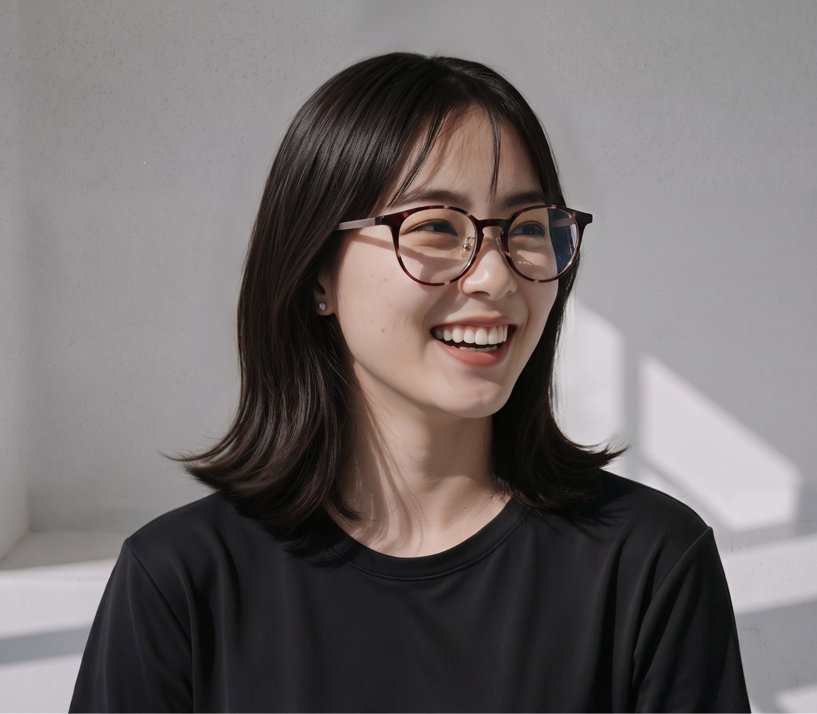 Eyeglasses OWNDAYS | ESSENTIAL FC2034U-4S  Clear Pink 