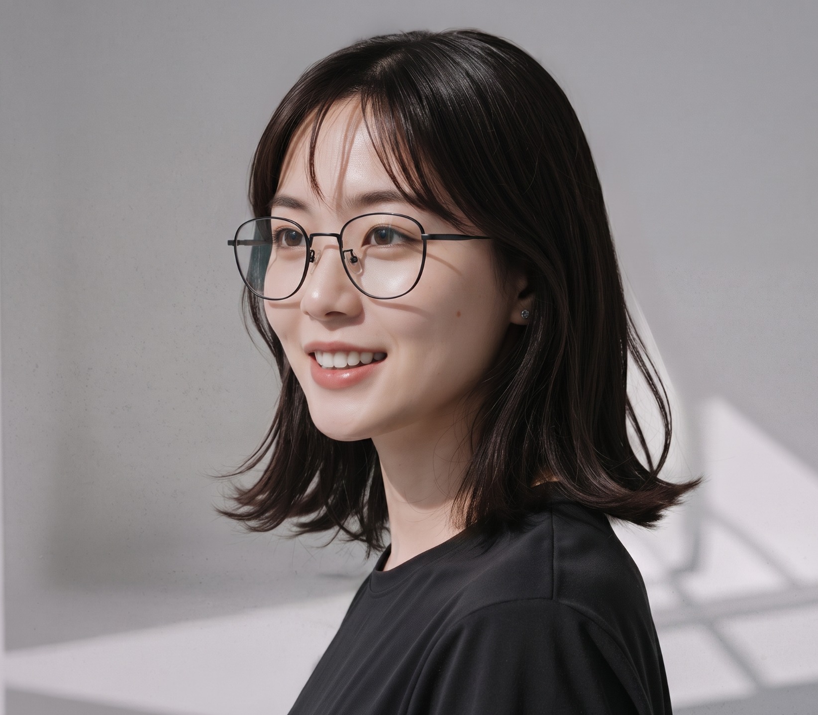 Eyeglasses +NICHE NC3033G-5A  シルバー 