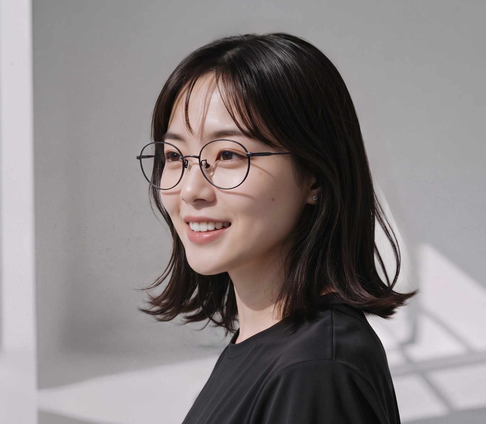 Eyeglasses +NICHE NC3034G-5A  マットブラック 