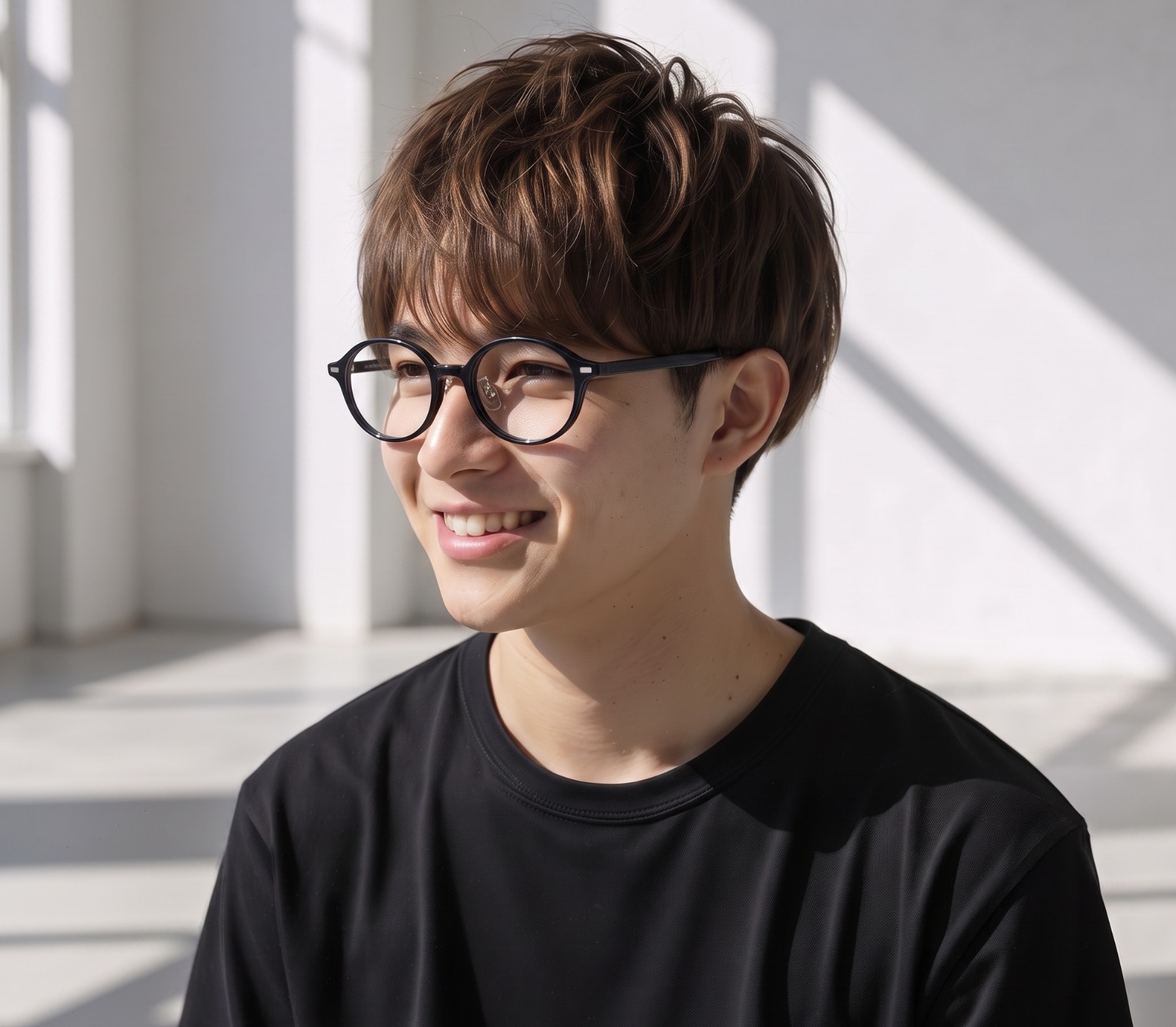 Eyeglasses +NICHE NC3036G-5A  ブラック 