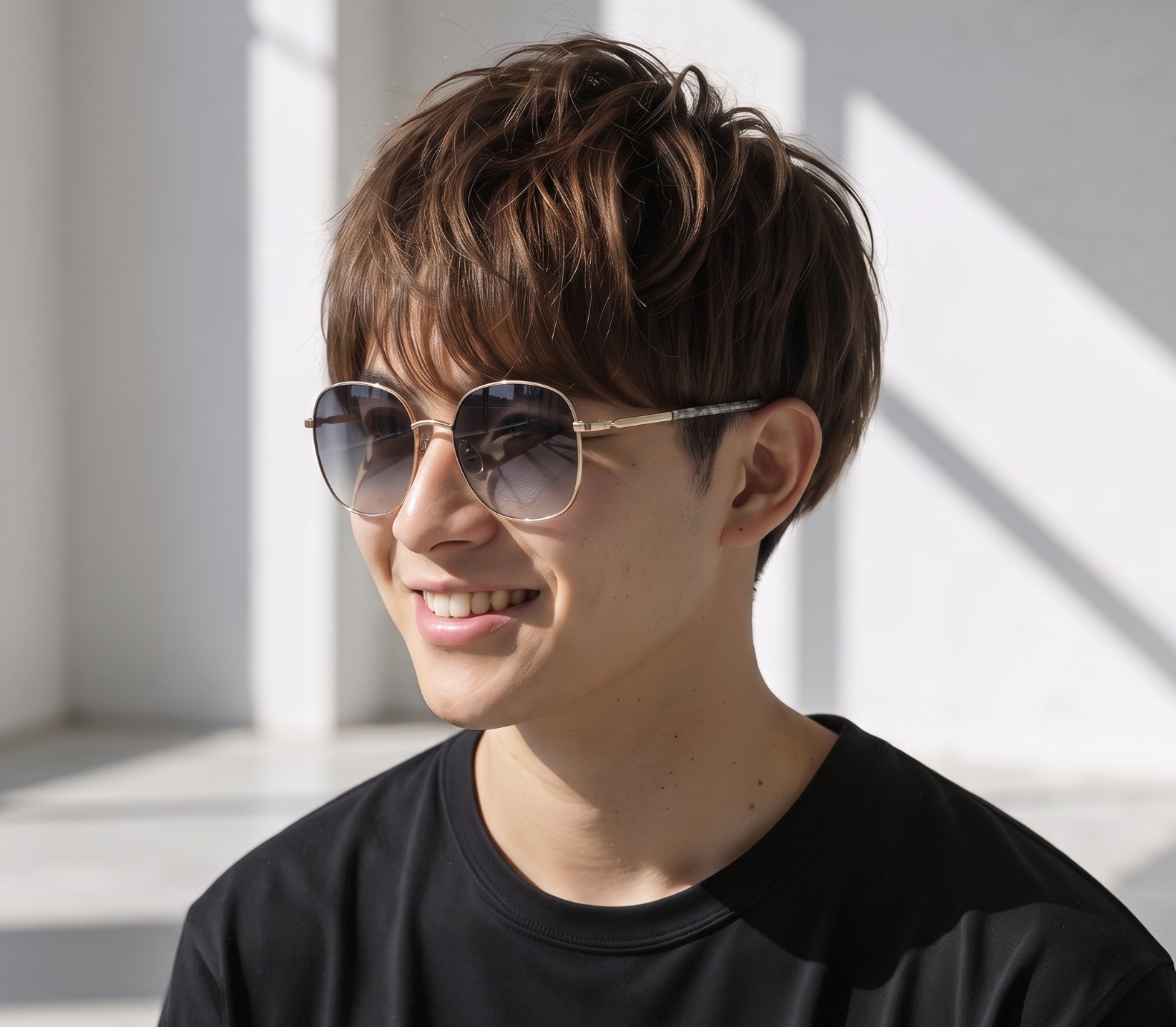 Sunglasses OWNDAYS | SUN SUN1081X-5S  Pink Gold 