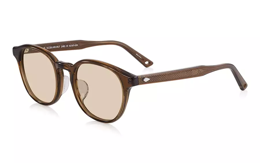Sunglasses OWNDAYS × FREAK'S STORE FK2001B-4S  Dark Brown 