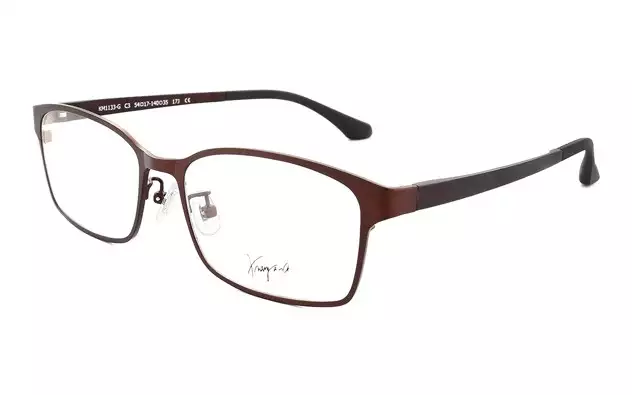Eyeglasses K.moriyama KM1133-G  ブラウン 