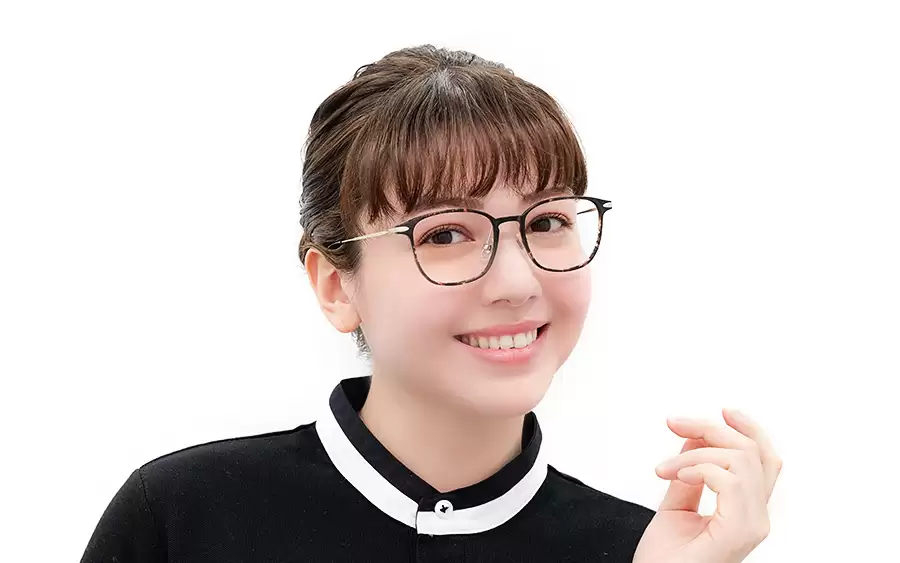 Eyeglasses OWNDAYS | AIR AU2112A-5S  ブラウンデミ 