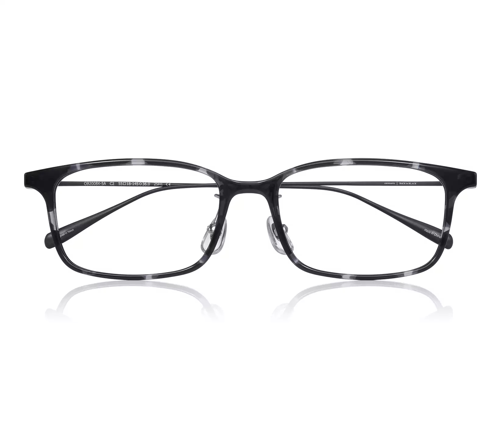 Eyeglasses BACK in BLACK OB2008X-5A  Black Demi 