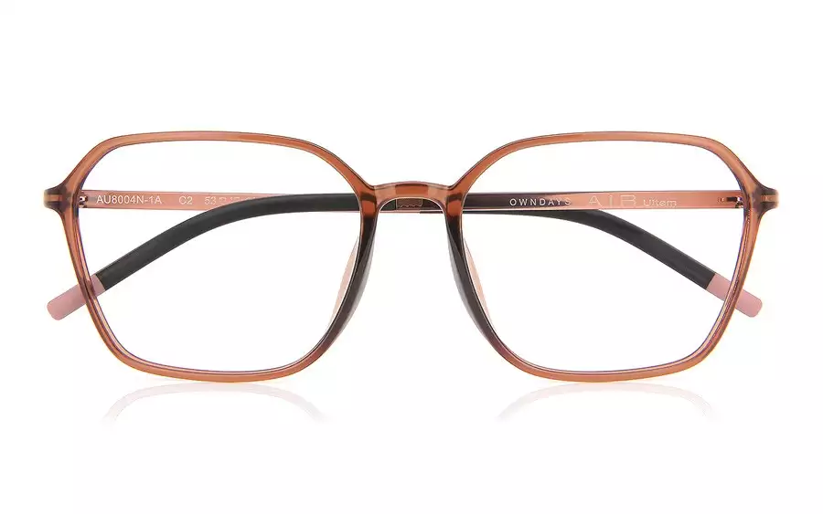 Eyeglasses OWNDAYS | AIR AU8004N-1A  Light Brown 