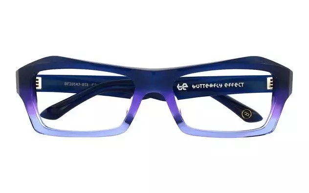 Eyeglasses BUTTERFLY EFFECT BE2014J-8S  ネイビー 