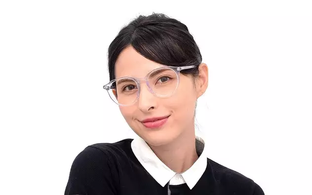 Eyeglasses +NICHE NC3014J-0S  クリアブラウン 