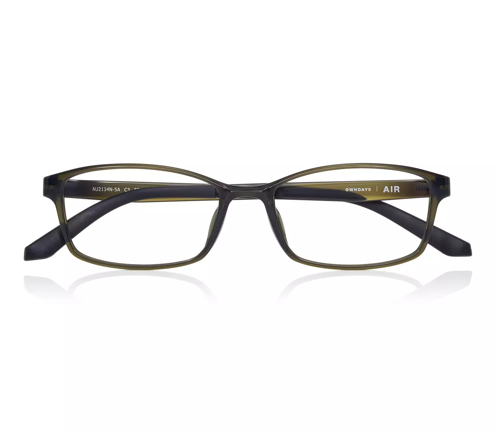 Eyeglasses OWNDAYS | AIR AU2134N-5A  カーキマーブル 