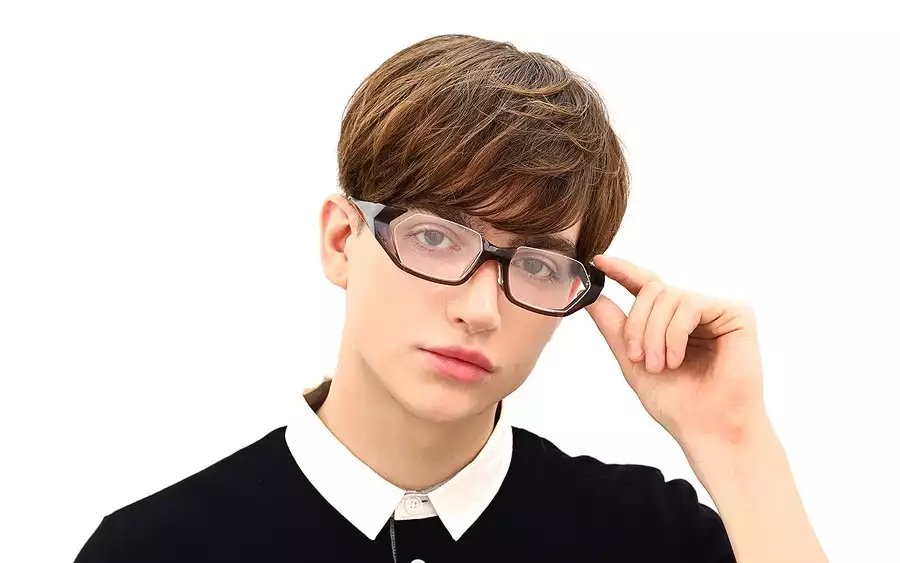 Eyeglasses BUTTERFLY EFFECT BE2020J-1A  ダークグレー 