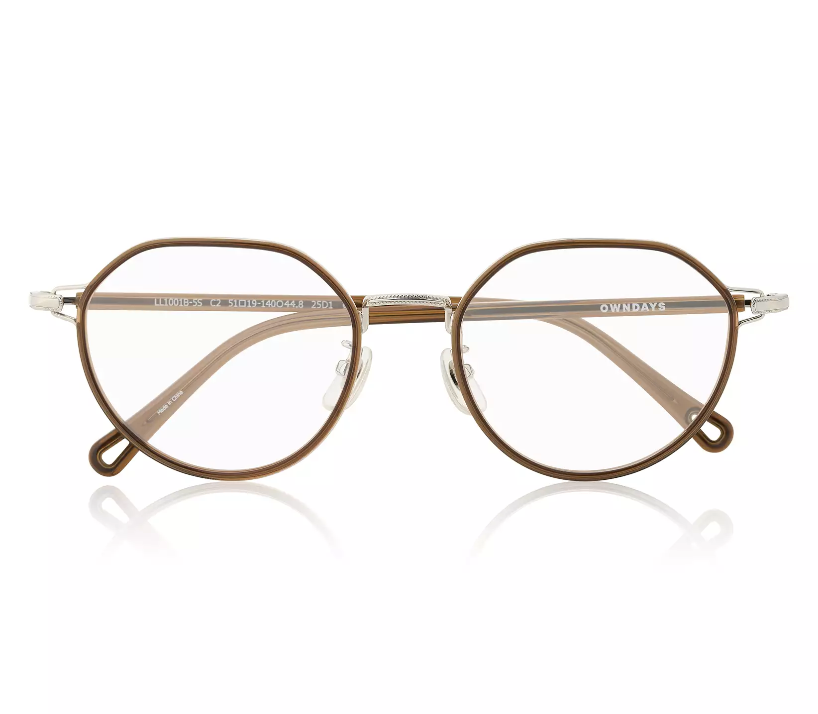 Eyeglasses OWNDAYS Live Life LL1001B-5S  Brown 