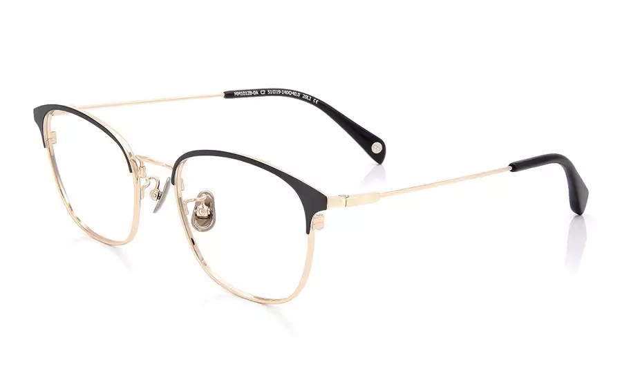 Eyeglasses Memory Metal MM1012B-0A  Matte Black 