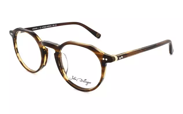 Eyeglasses John Dillinger JD2018-J  ブラウン 