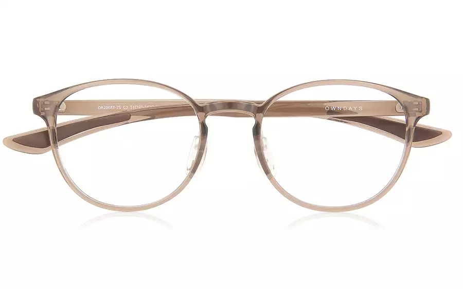 Eyeglasses OWNDAYS | ESSENTIAL OR2068T-2S  Light Brown 