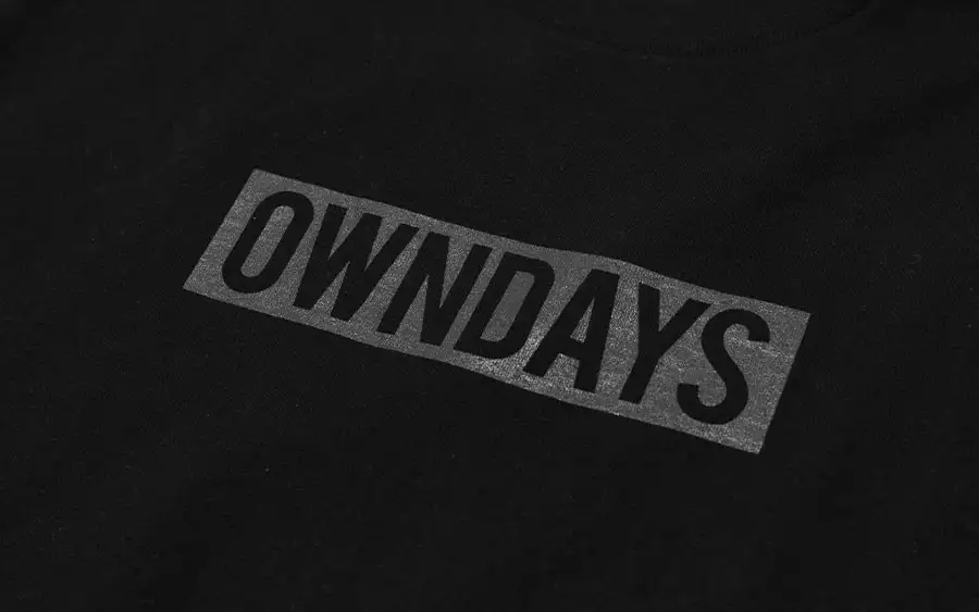 Cloth OWNDAYS OWNDAYS-T-shirt-Logo01-BK  ブラック 