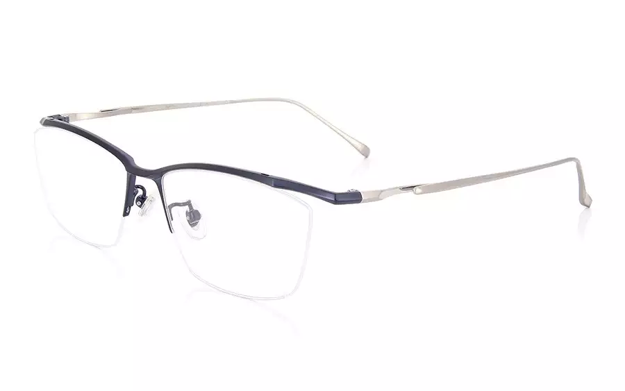Eyeglasses K.moriyama KM1145T-1S  ネイビー 
