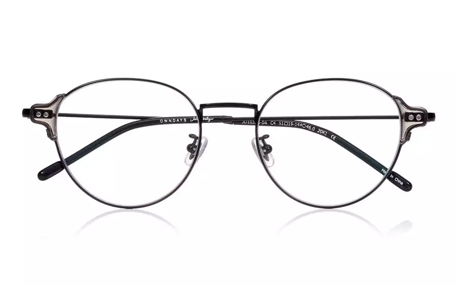 Eyeglasses John Dillinger JD1033B-0A  ブラック 