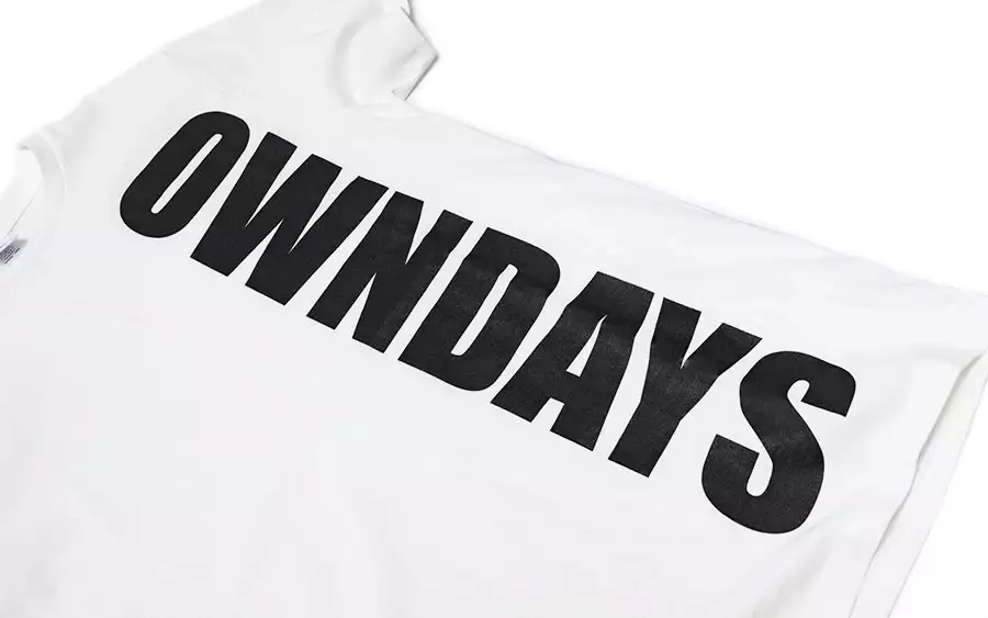 Cloth OWNDAYS OWNDAYS-T-shirt-Logo02-WH  ホワイト 