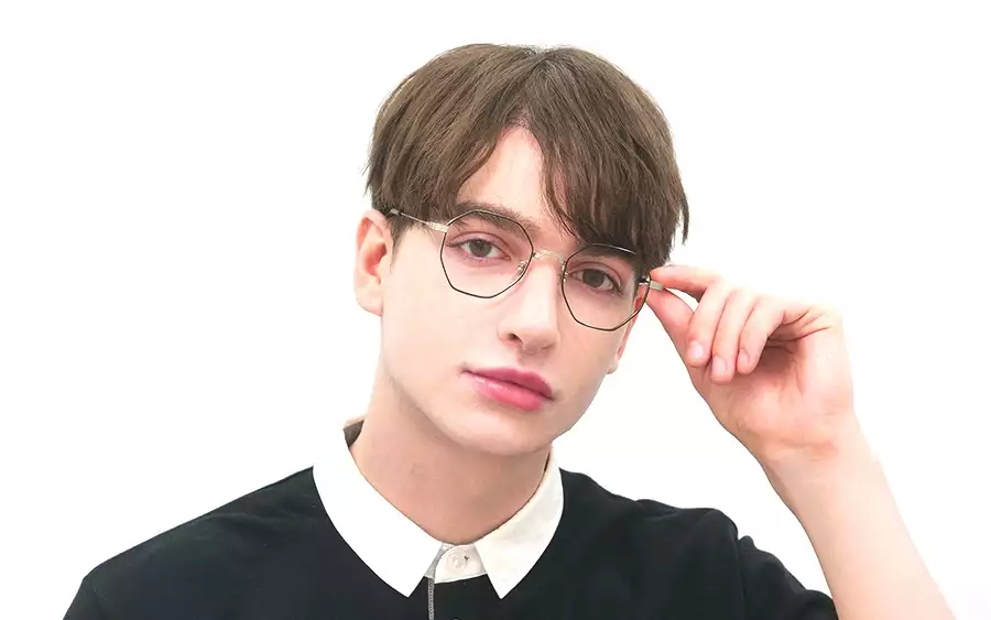 Eyeglasses John Dillinger JD1042B-3A  ブラウンデミ 