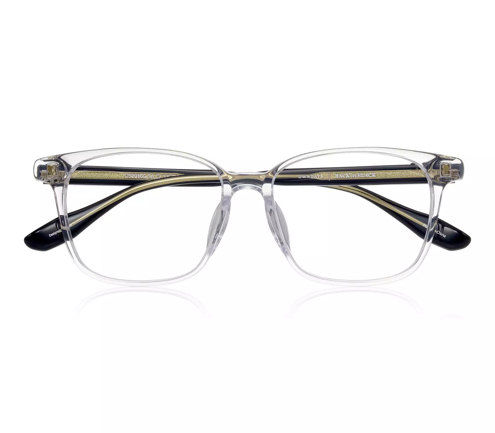 Eyeglasses BACK in BLACK OB2016G-5A  Clear 