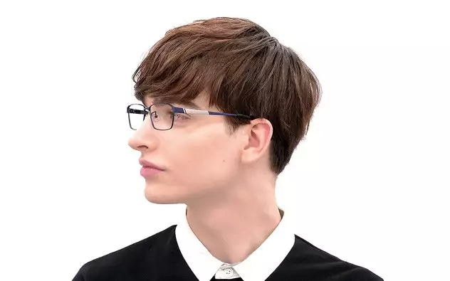 Eyeglasses K.moriyama KM1140G-0S  Matte Navy 