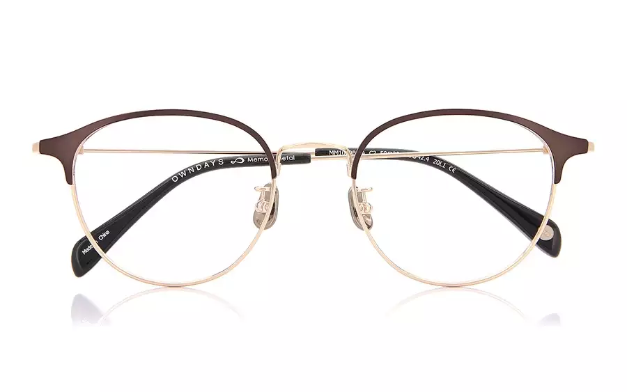 Eyeglasses OWNDAYS | AIR MM1009B-0A  ブラウン 