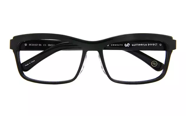 Eyeglasses BUTTERFLY EFFECT BE2015J-9A  ブラック 