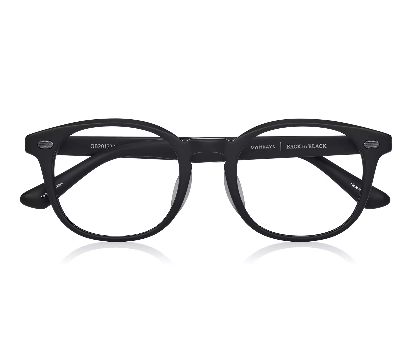 Eyeglasses BACK in BLACK OB2013J-5A  マットブラック 