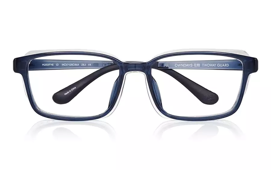 Eyeglasses OWNDAYS 花粉 2WAY GUARD PG2020T-4S  Navy 