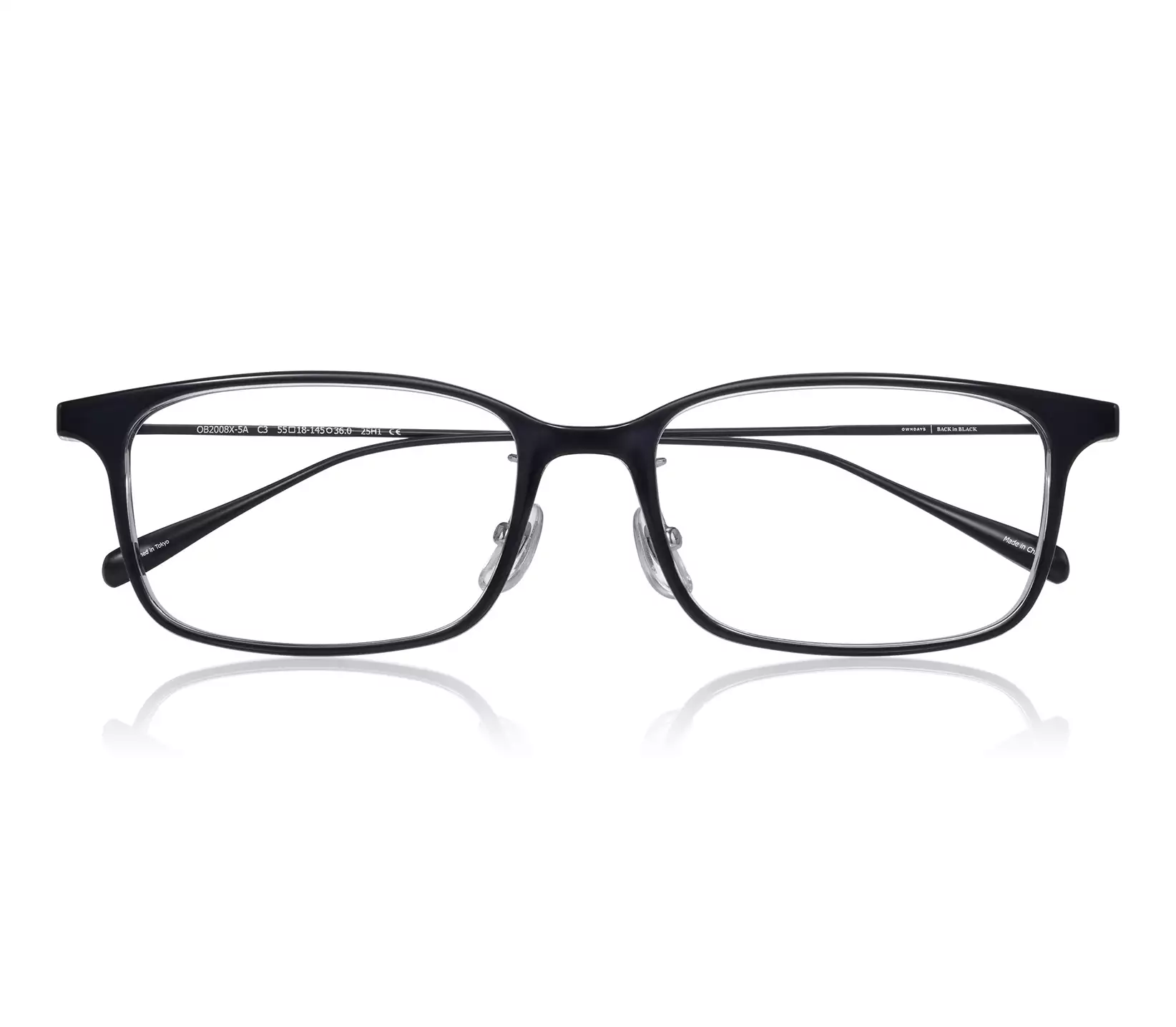 Eyeglasses BACK in BLACK OB2008X-5A  ブラック 
