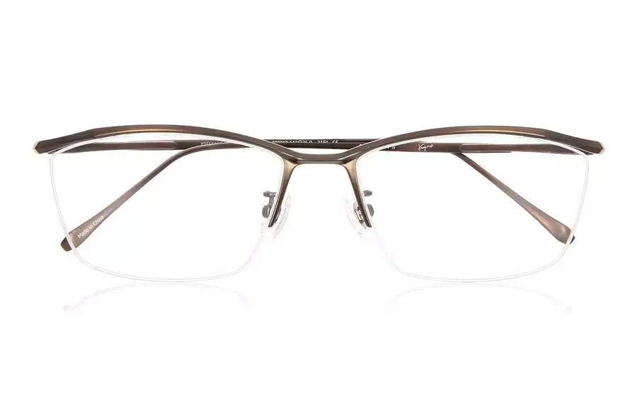 Eyeglasses K.moriyama KM1145T-1S  ブラウン 
