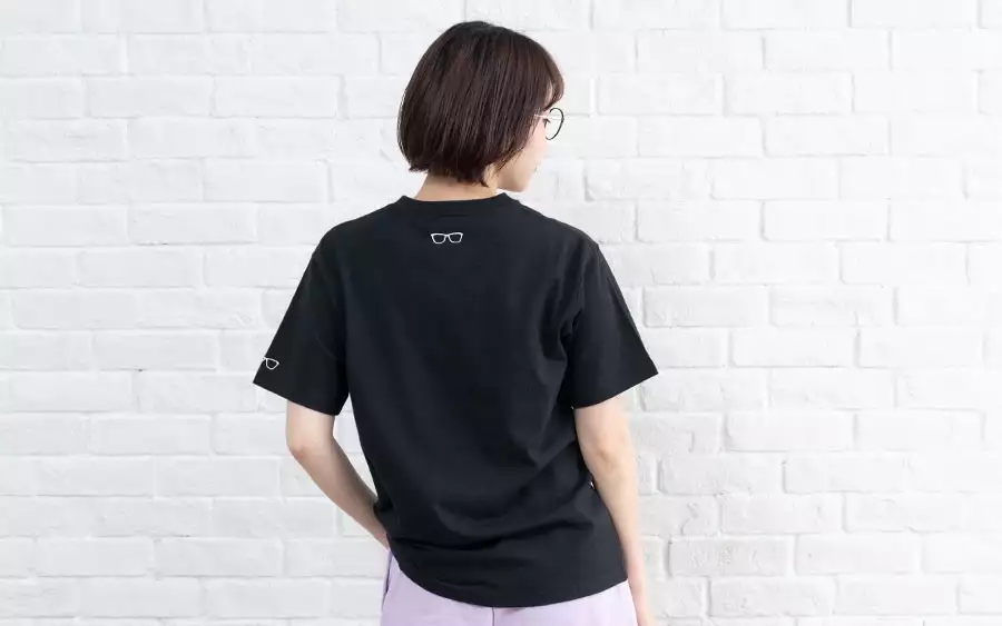 Cloth OWNDAYS OWNDAYS-T-shirt-Model-BK  ブラック 