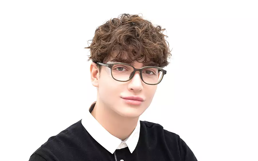 Eyeglasses OWNDAYS 花粉 2WAY GUARD PG2019T-4S  ライトブラウン 