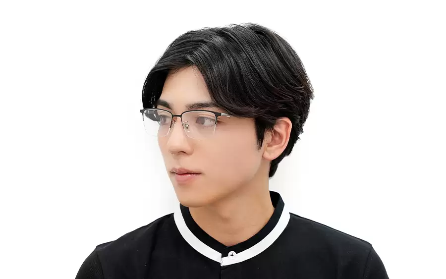 Eyeglasses K.moriyama KM1152G-4A  ダークガン 