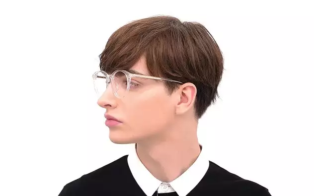 Eyeglasses +NICHE NC3014J-0S  クリアブラウン 